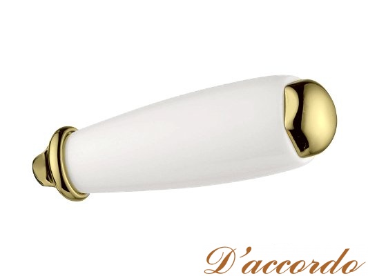 картинка Ручка для смесителя белая/бронза ML.RIC-19520.BI.BR от магазина D'accordo