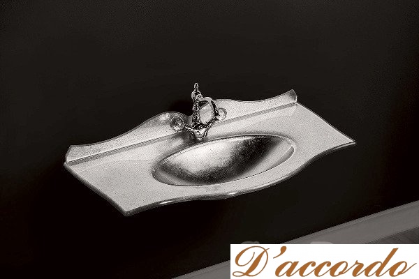 картинка Раковина стеклянная Caprigo OW15-11013-S (серебро) от магазина D'accordo