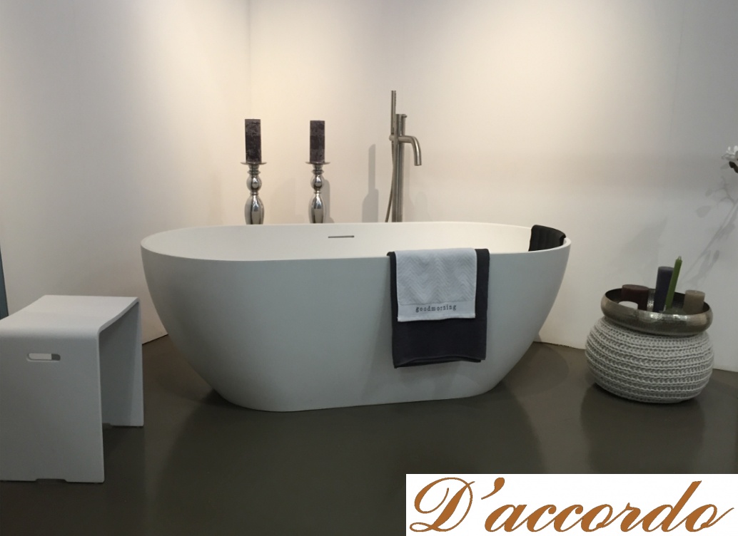 картинка Овальная ванна из искусственного камня Riho Bilbao 150x75 белая BS1200500000000 от магазина D'accordo