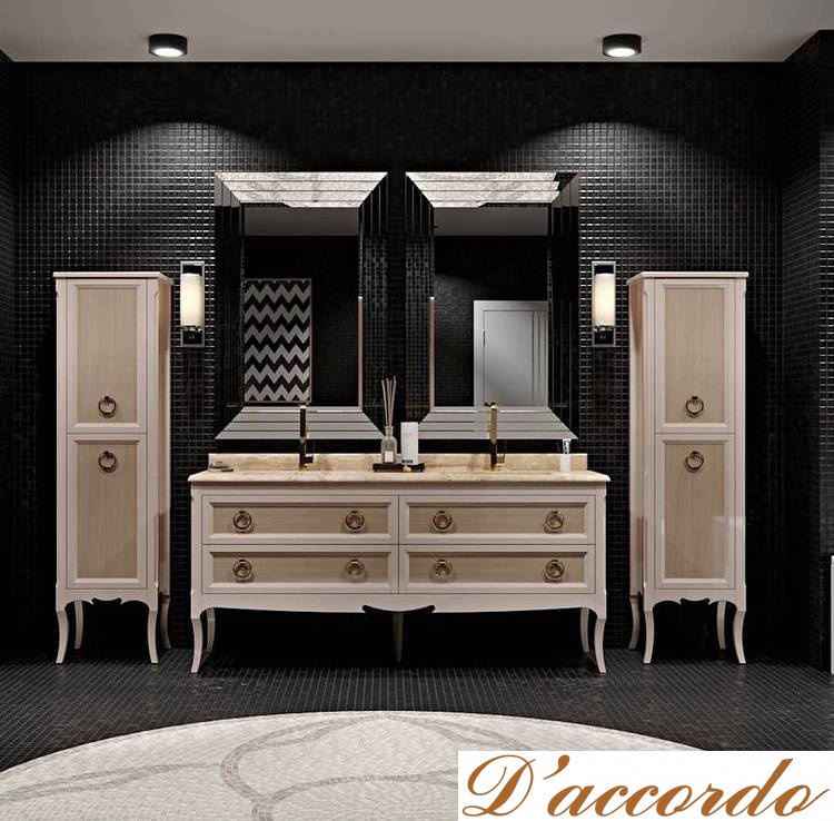 картинка Мебель для ванной комнаты двойная, коллекция Moretta 2.0 от магазина D'accordo