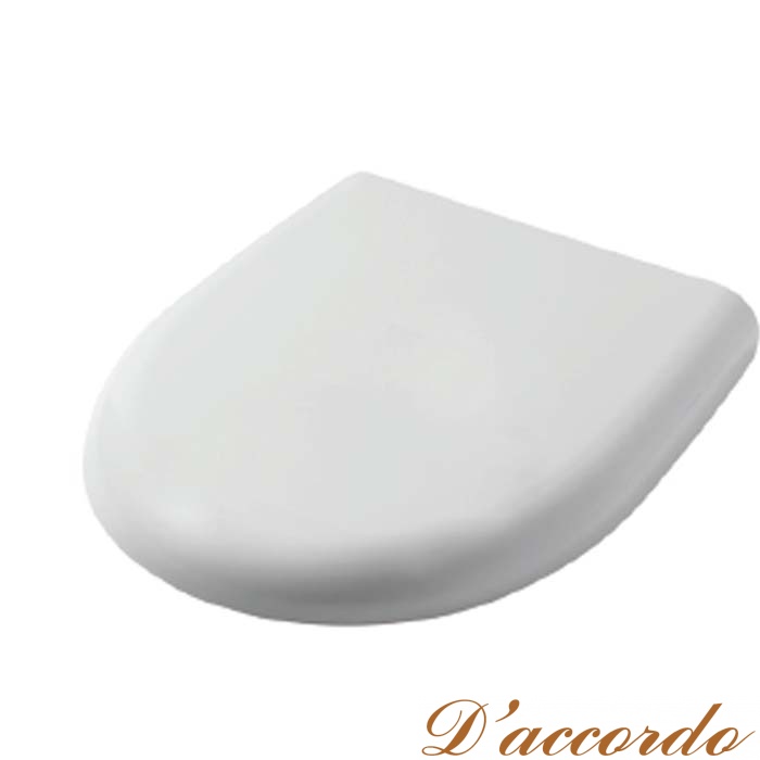 картинка ARTCERAM/HIDRA SMARTY Сиденье для унитаза, цвет белый с микролифтом. петли хром от магазина D'accordo