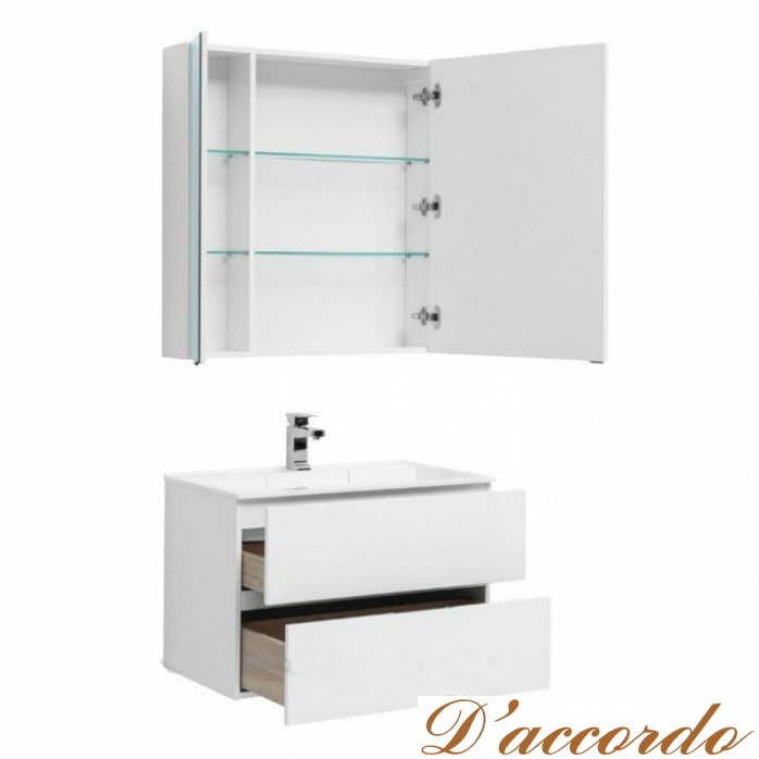 картинка Мебель для ванной Aquanet Алвита 80 белая от магазина D'accordo