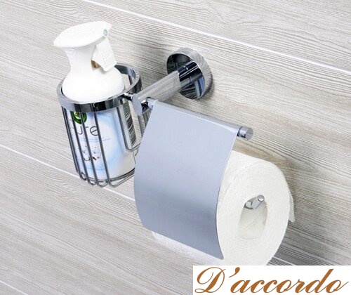 картинка Держатель туалетной бумаги и освежителя WasserKRAFT Rhein K-6259 от магазина D'accordo