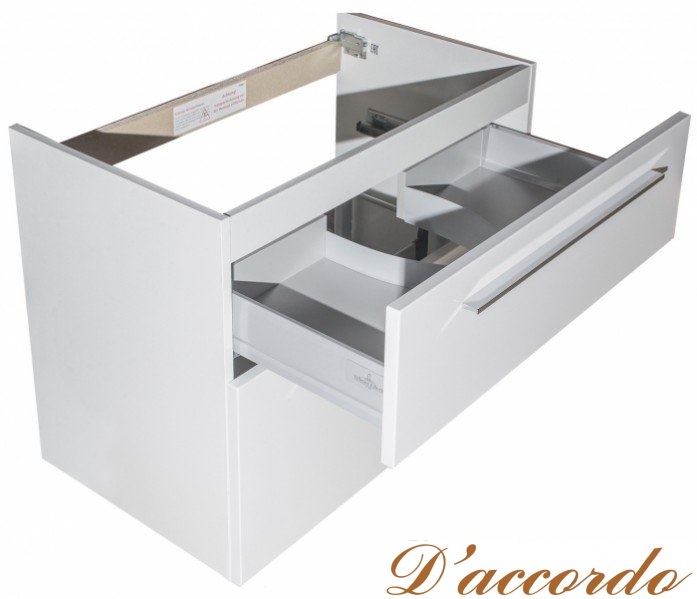 картинка Мебель для ванной Villeroy&Boch Verity Design 80 белый глянец от магазина D'accordo