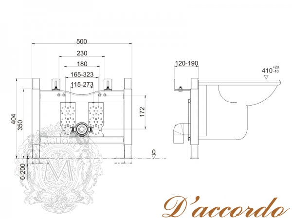 картинка Система инсталляции Migliore для подвесного биде ML.BTR-27.670 от магазина D'accordo