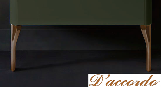 картинка Kerasan Waldorf Ножки для базы под раковину (комплект 2шт.), цвет бронза от магазина D'accordo