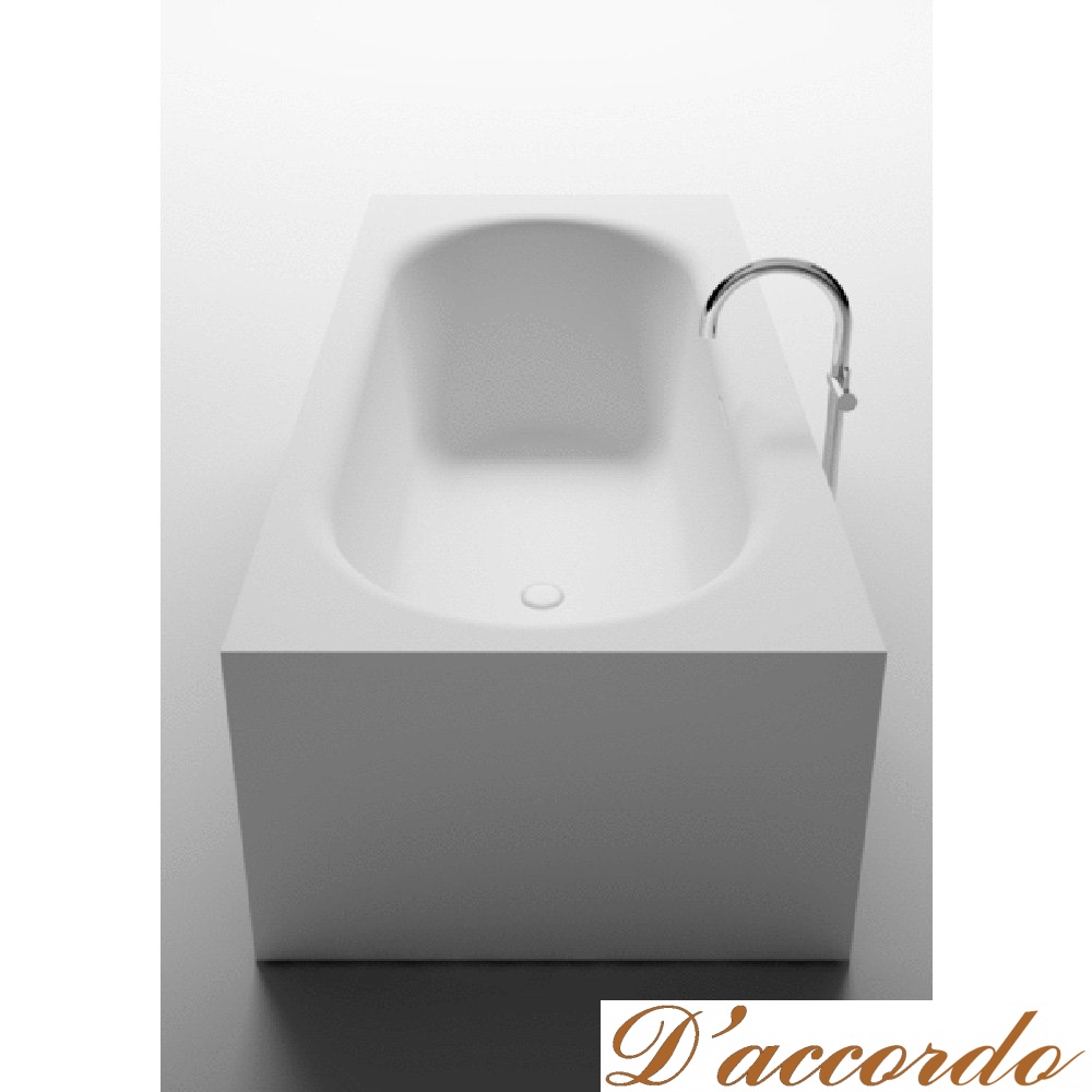 картинка Прямоугольная ванна из искусственного камня Riho Madrid 180x86 белая BS4000500000000 от магазина D'accordo