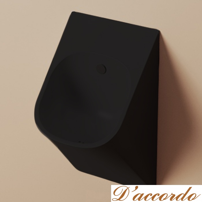 картинка Artceram LA FONTANA 2.0 Писсуар подвесной 33х31хh620см, с сифоном и крепл., цвет: черный матовый от магазина D'accordo