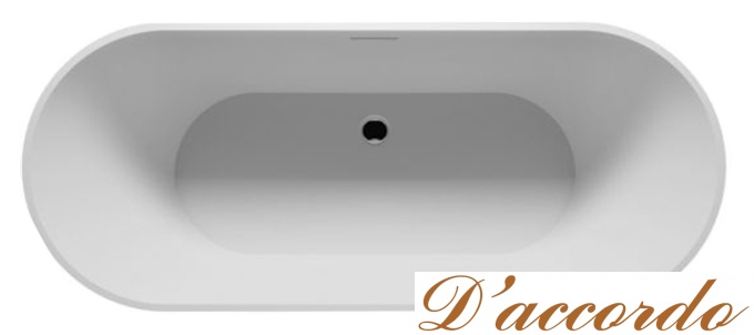 картинка Овальная ванна из искусственного камня Riho Barcelona 170х70 белая BS0500500000000 от магазина D'accordo