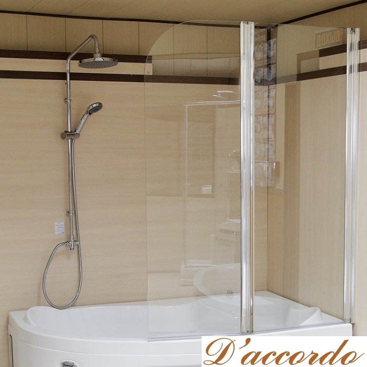 картинка Стеклянная шторка на ванну Радомир 103 от магазина D'accordo