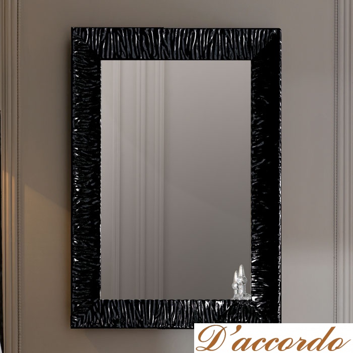 картинка KERASAN Retro Зеркало Specchiera 70x100, цвет черный от магазина D'accordo