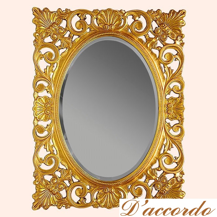картинка Зеркало Tiffany World TW01939 золото от магазина D'accordo