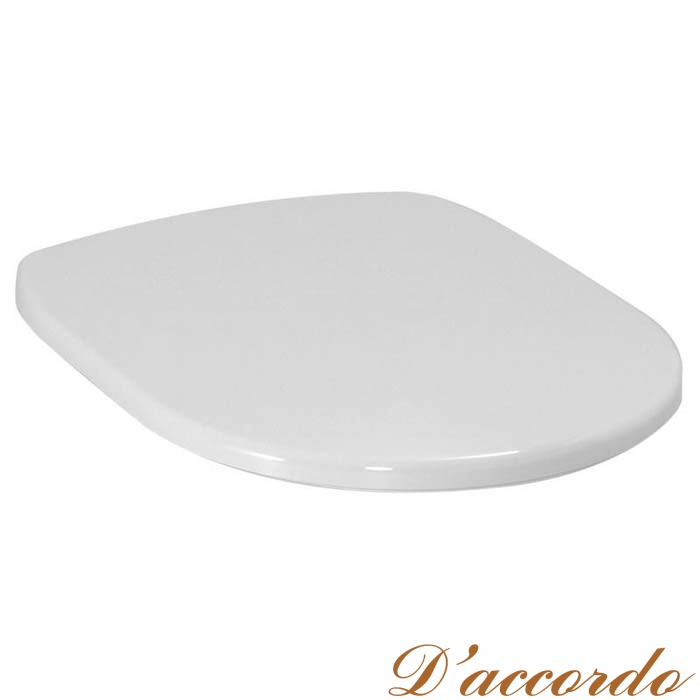 картинка Artceram AZULEY/ATELIER сиденье для унитаза, цвет белый с шарнирами хром (микролифт) от магазина D'accordo