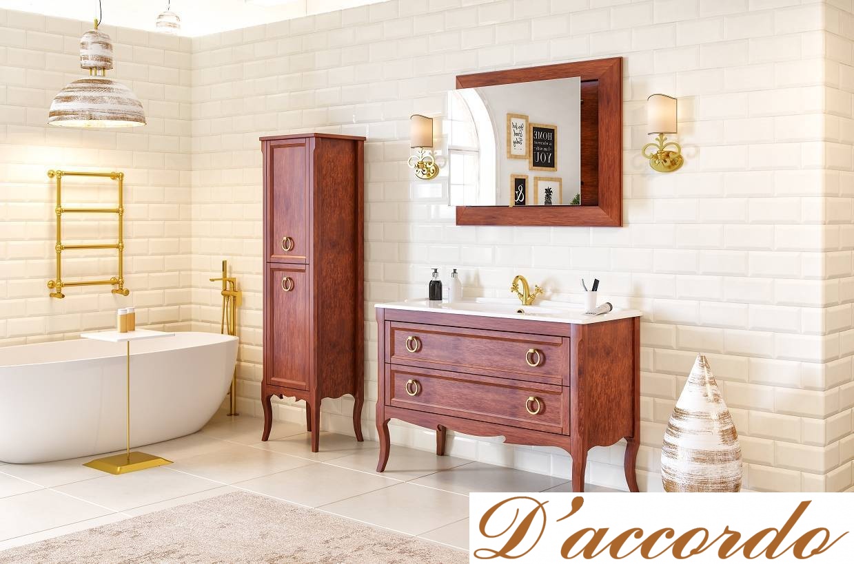 картинка Мебель для ванной комнаты напольная, коллекция Moretta 2.0 от магазина D'accordo