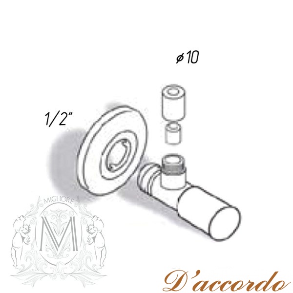 картинка Кран запорный Migliore ML.RIC-10.116 от магазина D'accordo