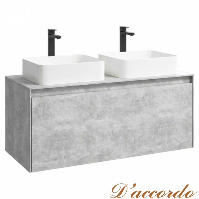 картинка Мебель для ванной Aqwella Mobi 120 бетон светлый от магазина D'accordo