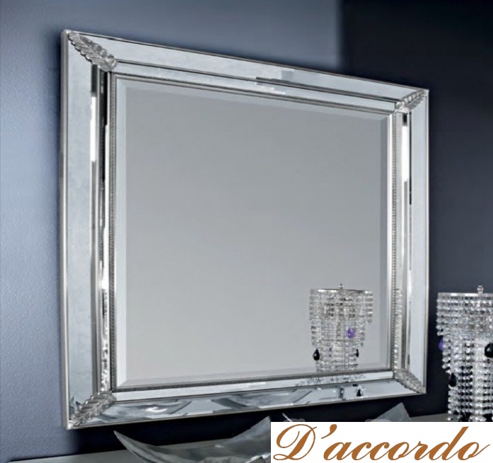 картинка Зеркало в отделке серебро cm 92 x 182 h. от магазина D'accordo