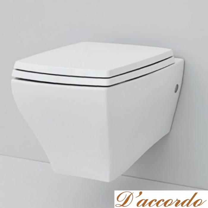 картинка Artceram Jazz Унитаз подвесной 54х36 см, цвет  белый матовый, сиденье на выбор от магазина D'accordo