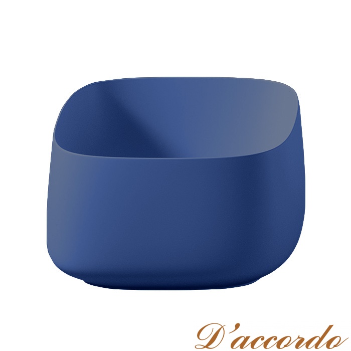 картинка Art Ceram COGNAC Раковина накладная 43x43 см, цвет: blu zaffiro от магазина D'accordo