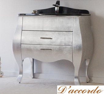картинка Мебель для ванной Аллигатор Royal Престиж 90S (D) серебро от магазина D'accordo