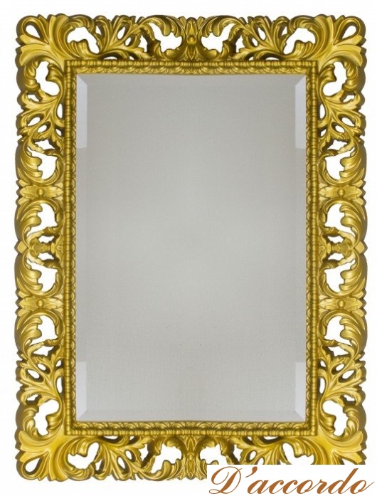 картинка Зеркало Tessoro Isabella TS-1021-G золото от магазина D'accordo
