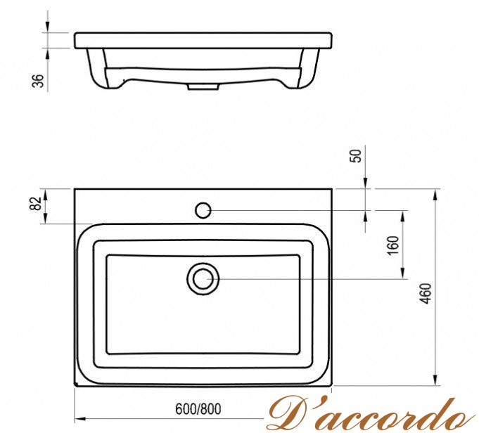 картинка Мебель для ванной Ravak SD Comfort 800 от магазина D'accordo