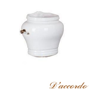 картинка Унитаз с низким бачком и ручкой слива Migliore Milady белая керамика от магазина D'accordo
