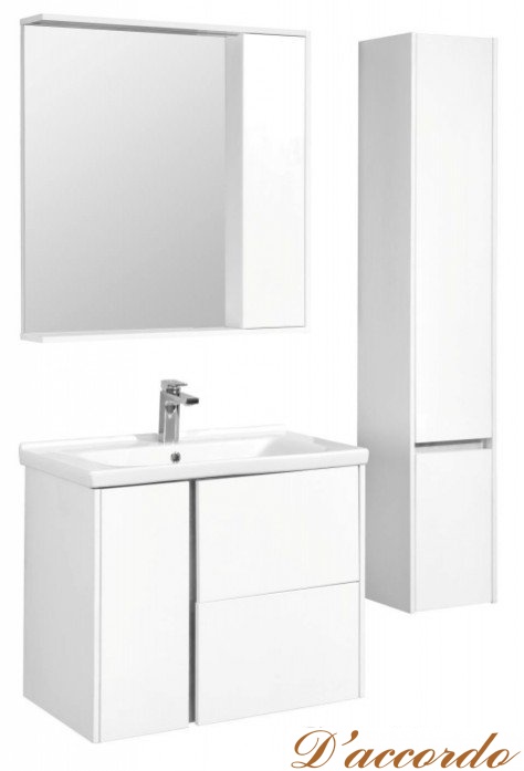 картинка Мебель для ванной Акватон Стоун 80 см белая от магазина D'accordo
