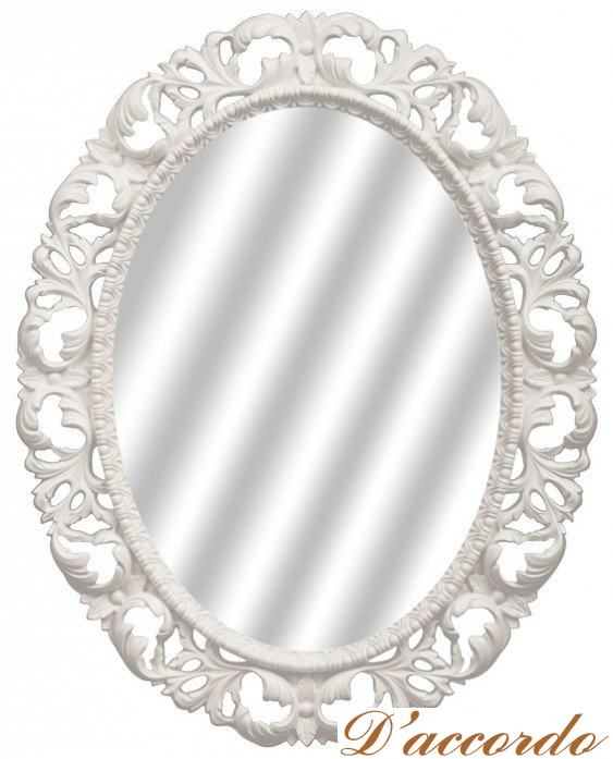 картинка Зеркало Tessoro Isabella TS-10210-W белый глянец от магазина D'accordo