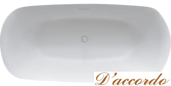 картинка Овальная ванна из искусственного камня Riho Bilo 165x77 белая BS6500500000000 от магазина D'accordo