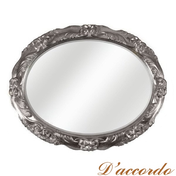 картинка Зеркало овальное Migliore ML.COM-70.781 цвет серебро (AG) от магазина D'accordo