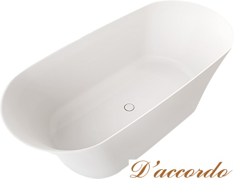 картинка Овальная ванна из искусственного камня Riho Barca 170x79 белая BS6000500000000 от магазина D'accordo