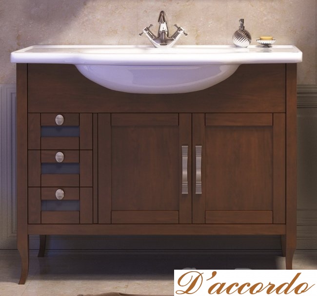 картинка Мебель для ванной Опадирис Мираж 100 светлый орех от магазина D'accordo