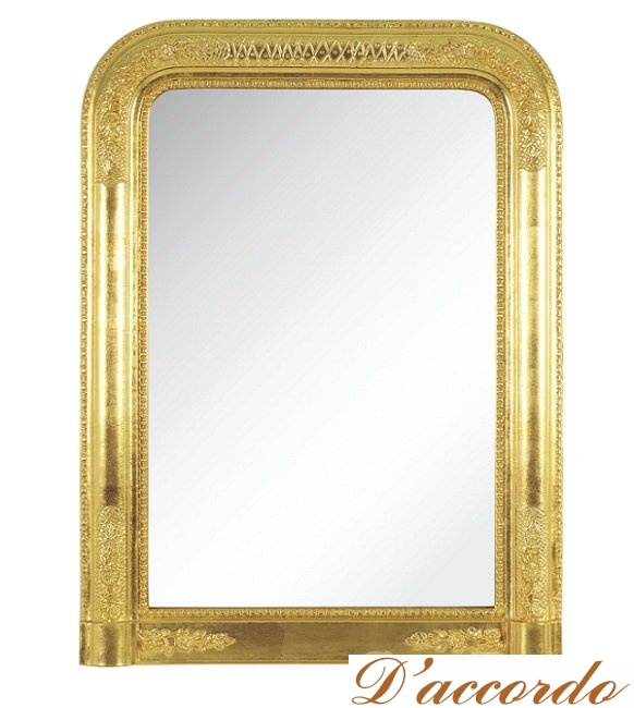 картинка Зеркало прямоугольное Migliore 26358 цвет золото от магазина D'accordo