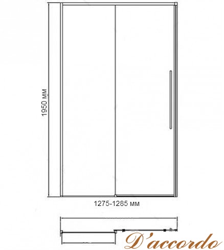 картинка Душевая дверь RGW Stilvoll SV-12 130 см от магазина D'accordo