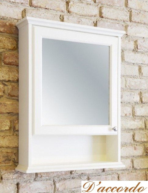 картинка Зеркало-шкаф Burlington Victorian EU4W белый от магазина D'accordo