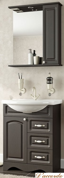 картинка Мебель для ванной Francesca Империя 65 венге от магазина D'accordo