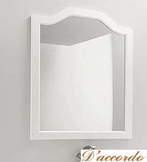 картинка Зеркало Eban Sagomata 70 цвет bianco decape от магазина D'accordo