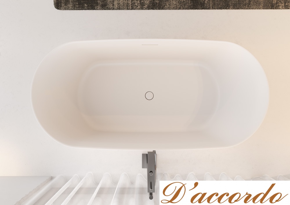 картинка Овальная ванна из искусственного камня Riho Barca 170x79 белая BS6000500000000 от магазина D'accordo