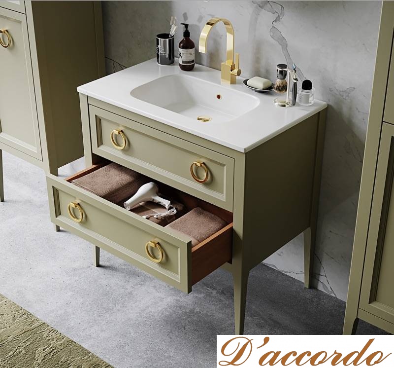 картинка Мебель для ванной комнаты напольная, коллекция Vintage от магазина D'accordo