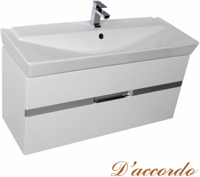 картинка Мебель для ванной Aquanet Виго 120 белая от магазина D'accordo