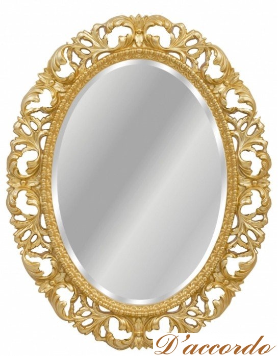 картинка Зеркало Tessoro Isabella TS-10210-G золото от магазина D'accordo