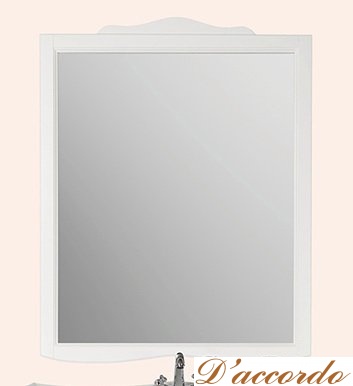 картинка Зеркало Tiffany World 364 белое матовое от магазина D'accordo