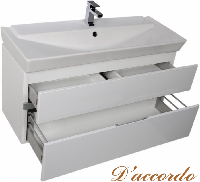 картинка Мебель для ванной Aquanet Виго 120 белая от магазина D'accordo