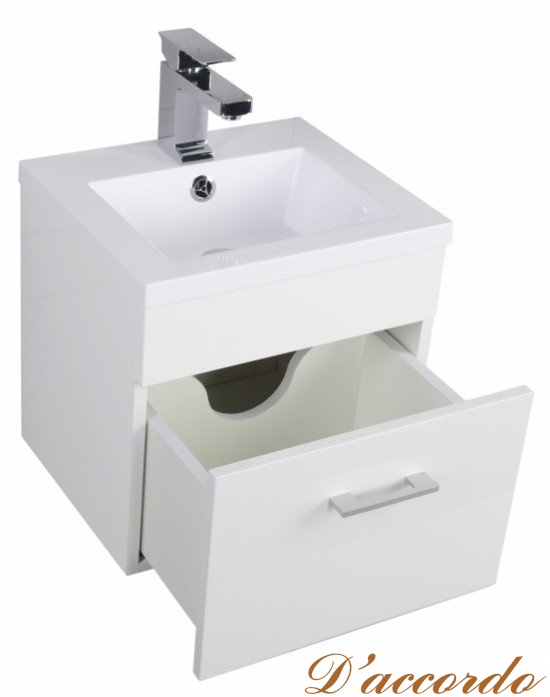 картинка Мебель для ванной Aquanet Нота 40 белая от магазина D'accordo