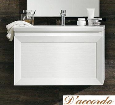картинка Мебель для ванной Eban Paola 80 цвет белый assoluto от магазина D'accordo