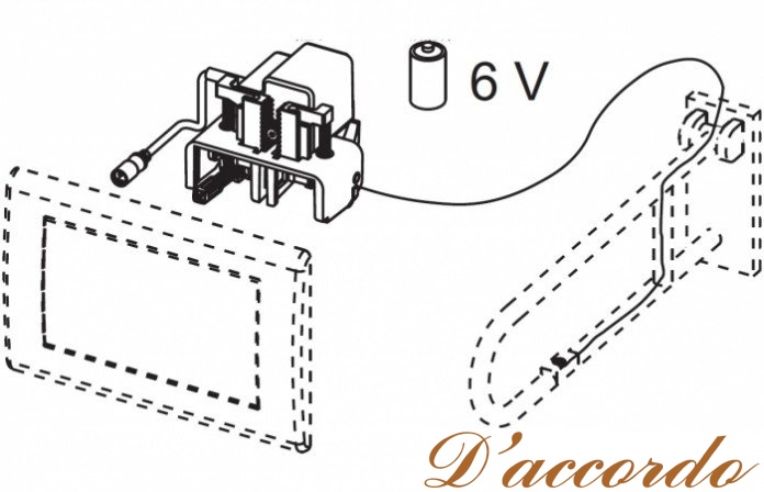 картинка Механизм дистанционной активации смыва унитаза для проводных электронных кнопок Tece Planus 9240356 от магазина D'accordo