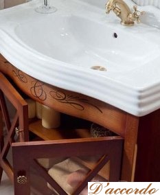 картинка Мебель для ванной Caprigo Наполи 90 от магазина D'accordo
