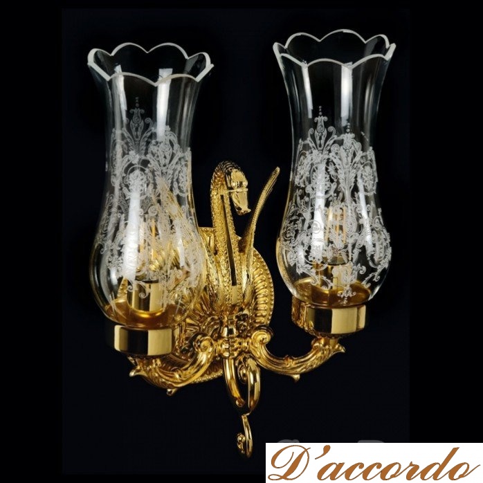 картинка Светильник настенный двойной с плафонами Migliore Luxor от магазина D'accordo