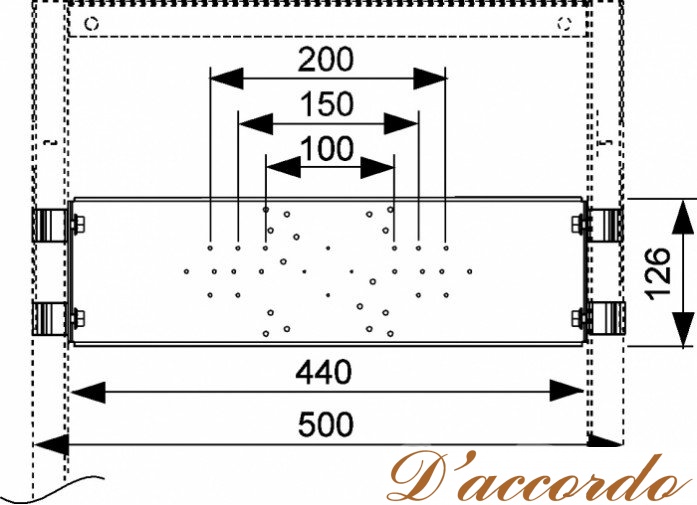 картинка Монтажная пластина для фитингов для установки в модуль Tece Profil 9020041 от магазина D'accordo